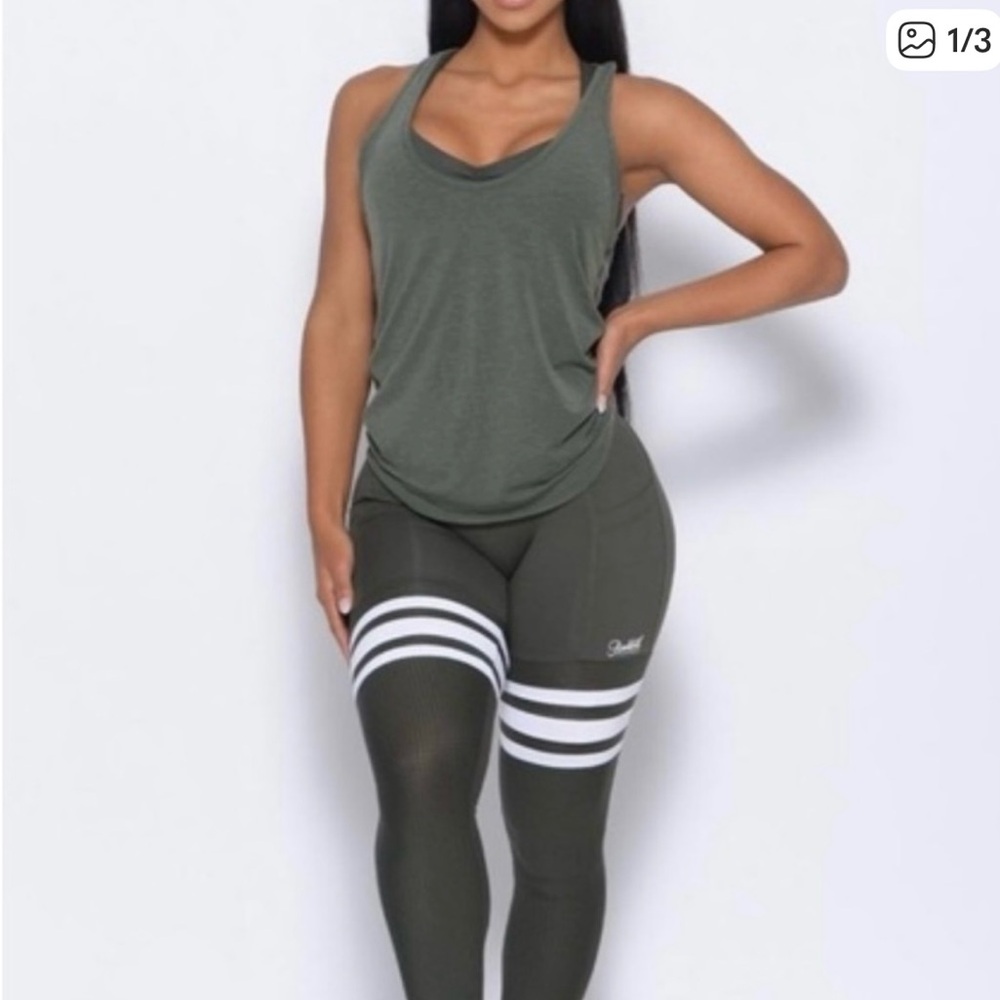 Set of 2 - Bombshell Sportswear Coverage Tank in Twilight Blue & Hunter Green XS - Picture 2 of 8